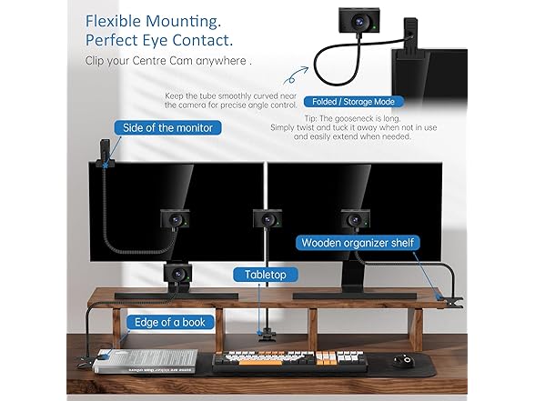 MAJIPHI Eye Contact Webcam