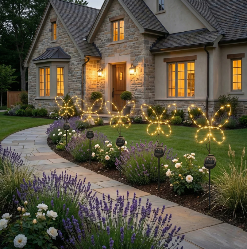 Touch Of ECO Solar Powered LED Garden Stake- Butterfly - Gallery 20