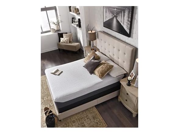 Signature Design by Ashley Queen Chime Elite 12" Gel Memory Foam Mattress