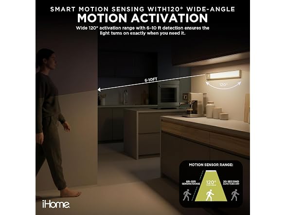 iHome Rechargeable Motion Sensing Light Bar