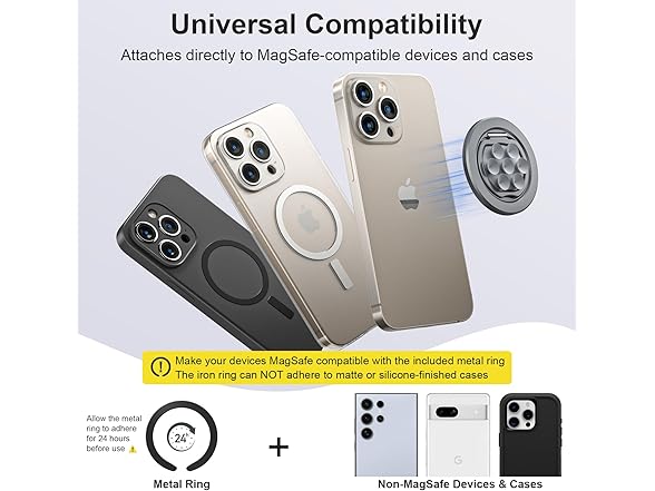 Magnetic Suction Cup Phone Grip Stand