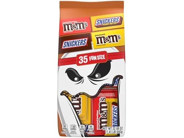 $4.99, Was $8.58, 41% Off! MMs Snickers Halloween Candy Variety 35c dealfomo