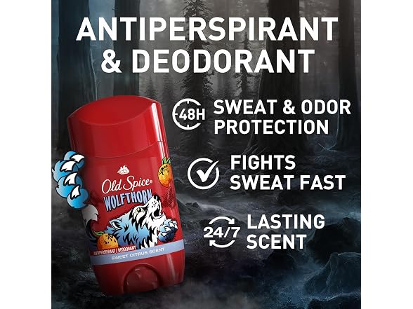 Old Spice Aluminum Free Deodorant Wolfthorn 2.6oz