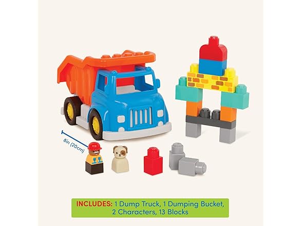 Battat 80pc Large Building Blocks w/Bag