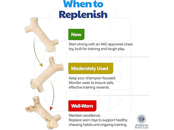 American Kennel Club Training Dog Chew Toy, PP Branch