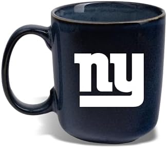 The Memory Company Officially Licensed NFL 15oz Artisan Faded Rim Ceramic Mug - Premium Fan Drinkware with Team Logo, Ideal Coffee Cup for Home, Office & Game Day