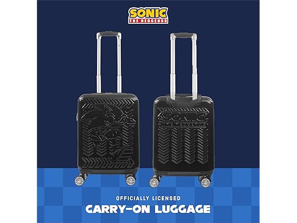 FUL Sonic the Hedgehog 21.5" Carry-On Suitcase