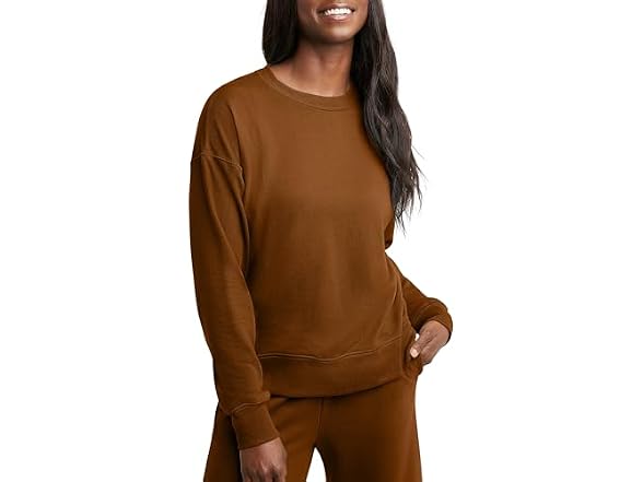 Hanes Women Originals French Terry Sweatshirt