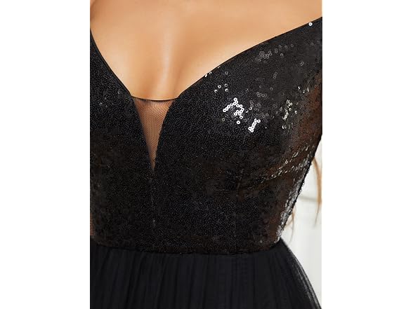 Ever-Pretty Women (4) Off-Shoulder Glitter Dress