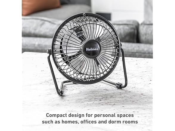 Holmes HOLMES 4" Mini High-Velocity Personal Desk Fa