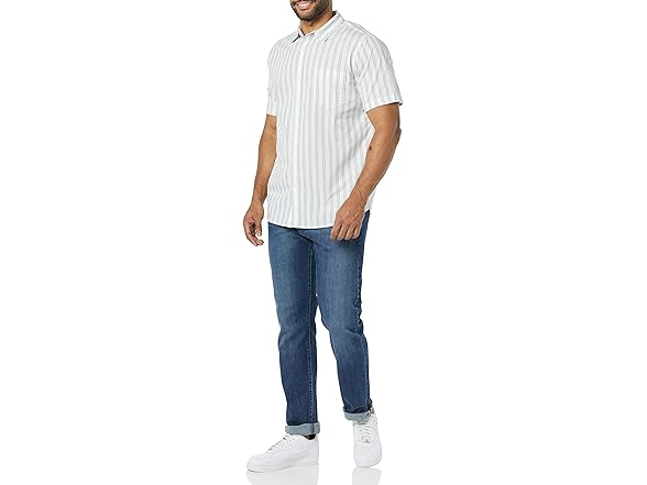 AE Mens Slim-Fit Poplin Shirt