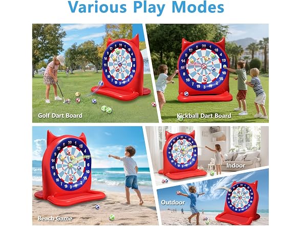 47" Inflatable Dart Board Pool Toy