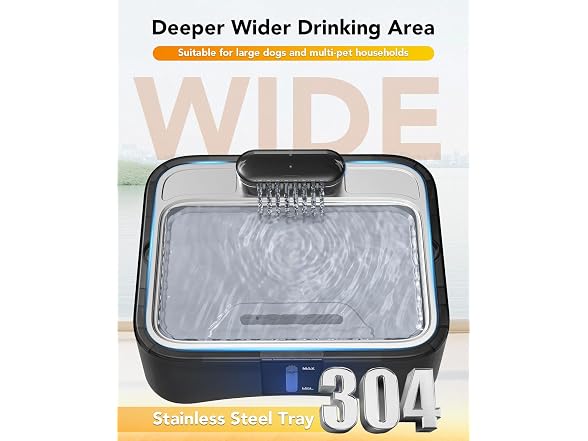 UPSKY 8.5L Elevated Dog Water Fountain