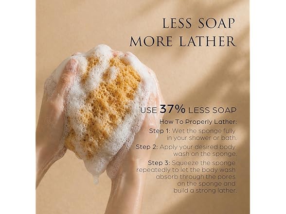 Spongentle Loofah Sponge Dual Texture 3pk