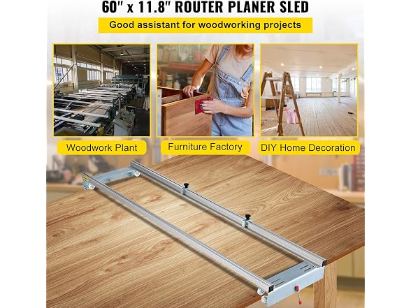 Router Sled, 60 inches / 152.4cm Width, Slab