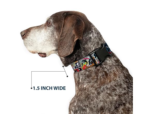 Marvel Comics Plastic Clip Dog Collar