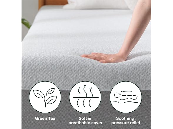Zinus 6" Ultima Memory Foam Mattress [New Version], Twin