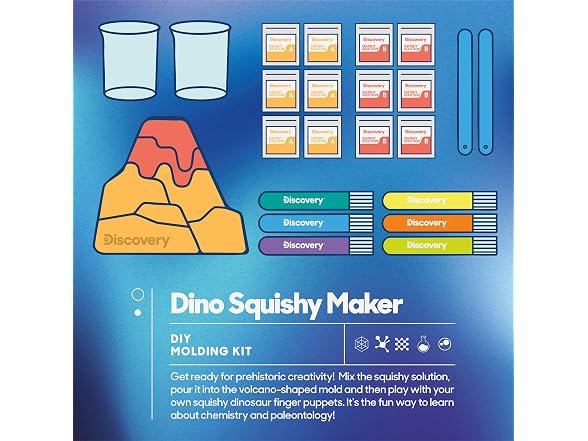 Discovery Dino Squishy Making Kit