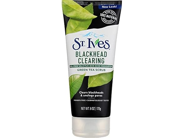 St. Ives Blackhead Clearing Face Scrub Green Tea 6 oz