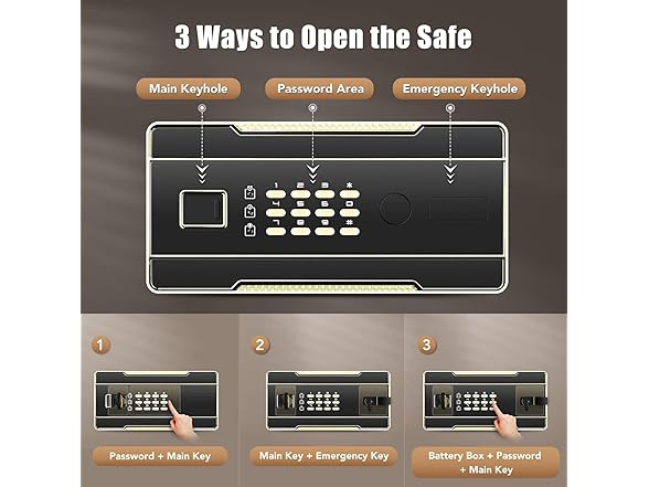 ADIMO Model 35 1.2 Cubic Feet Security Safe