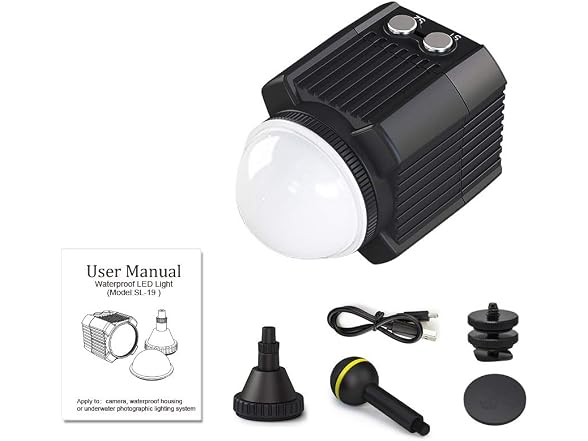 Camnoon LED Video Light Waterproof IPX8