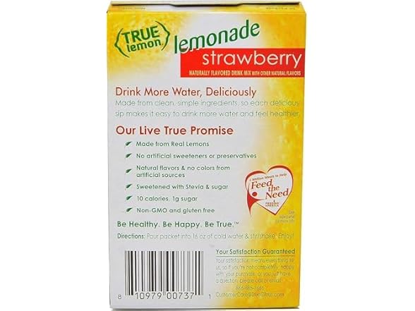10CT True Lemon Strawberry Lemonade
