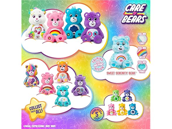 Care Bears 14" Rock Theme Funshine Bear