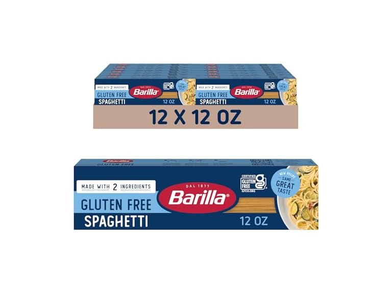 BARILLA Gluten Free Spaghetti, 12 ounce, Pack of 12