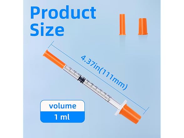 31G 1ml/cc 5/16" (8mm) Lab Syrings