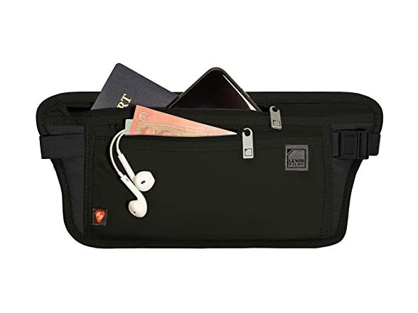 Lewis N. Clark RFID Blocking Money Belt Black