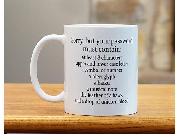 Sorry Your Password Must Contain Mug 11 Oz