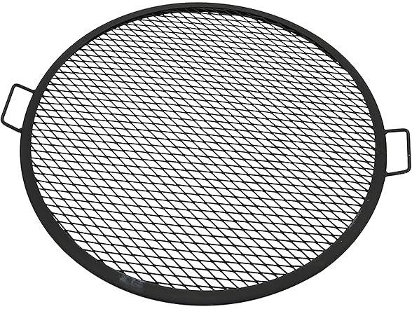 Sunnydaze X-Marks Outdoor Fire Pit Grill Grate for Cooking 30"