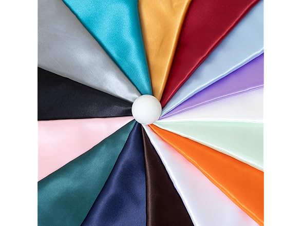 CNSUPMK Satin Fabric by The Yard