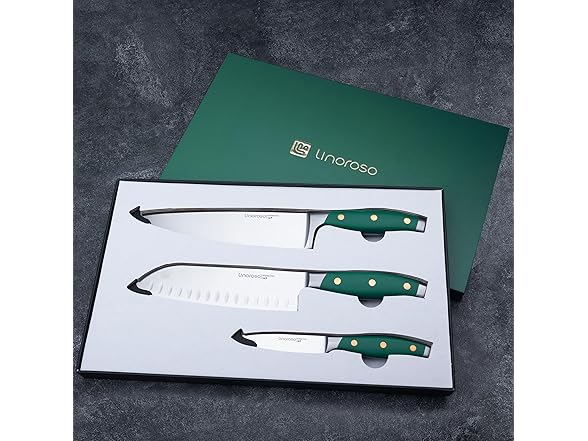 linoroso 3 Pieces Kitchen Knife Set