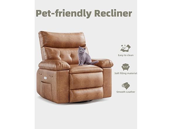GarveeHome Oversized Electric Recliner Chair