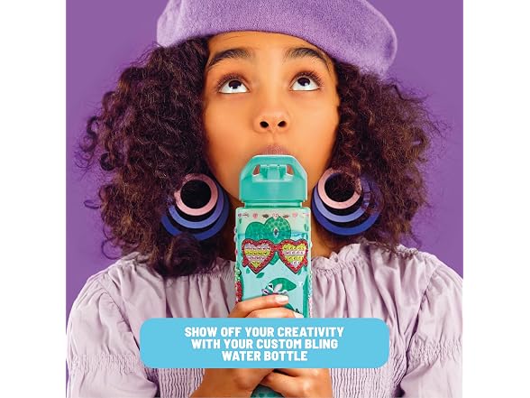 Claires Water Bottle Bling Decorating Set