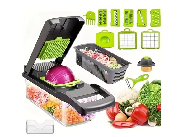 Kitchen ideas Veggie slicer 16 pieces