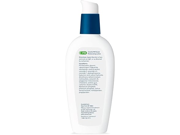 CeraVe PM Facial Moisturizing Lotion, Ni