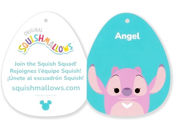 Squishmallows Original 14in Disney Angel Plush (Little)