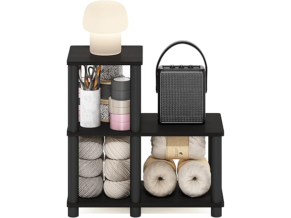 Furinno Turn-N-Tube Accent Decorative Shelf