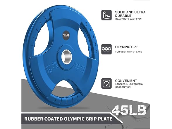 SPART  25LB Single Weight Plate 2-Inch