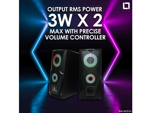 i-star Compact 6W Wired Computer Speakers