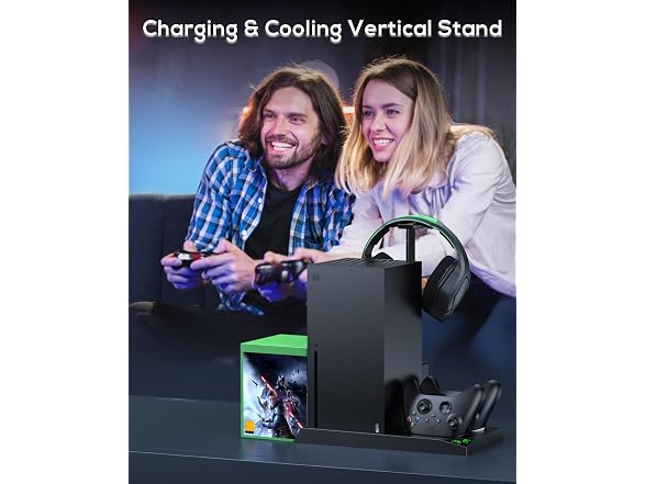 MENEEA Cooling Fan Stand Xbox Series X