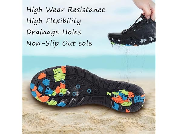 Yalox Women Water Shoes Men's Women's Swim Socks