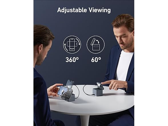 Anker 15W 3-in-1 MagSafe Wireless Charging Cube