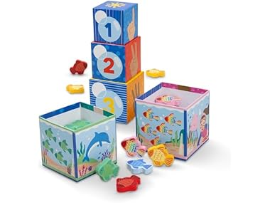 $14.99 Melissa & Doug Ms. Rachel Sort and Count Blocks dealfomo