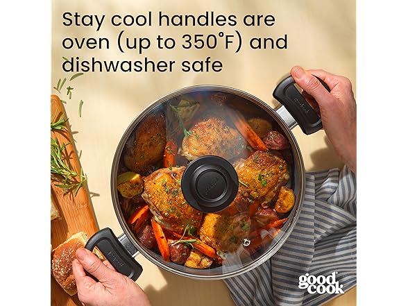 GoodCook Everyday Round Dutch Oven with Lid