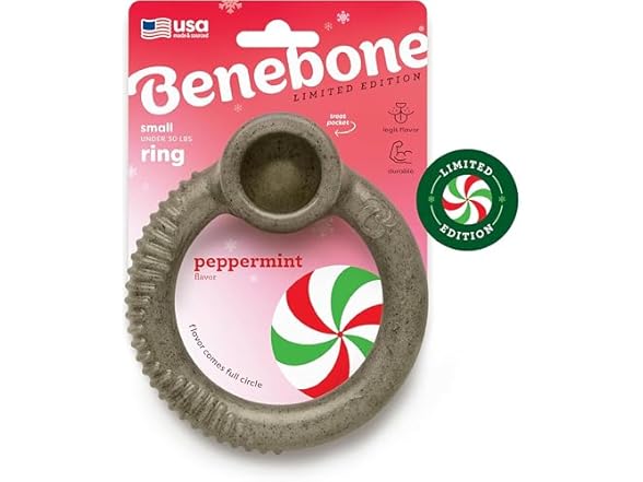 Benebone Peppermint Chew Toy Ring