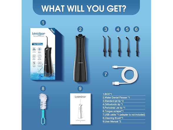Leominor Water Dental Flosser
