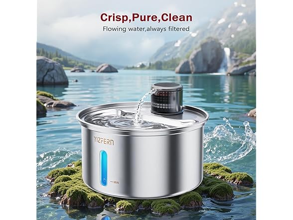 Cat Water Fountain Stainless Steel